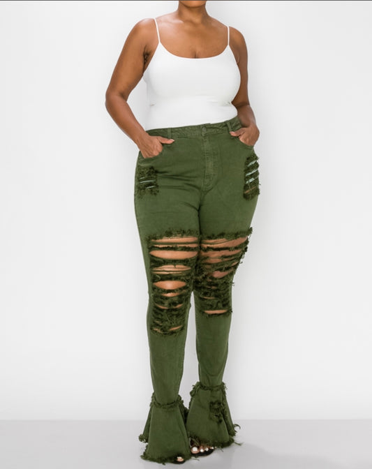 Olive Martini Jeans